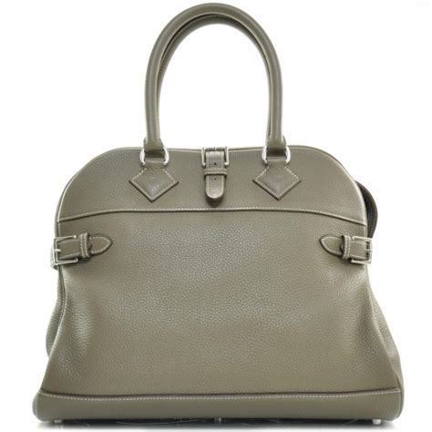 HERMES Clemence Atlas 35 Etoupe 22809 